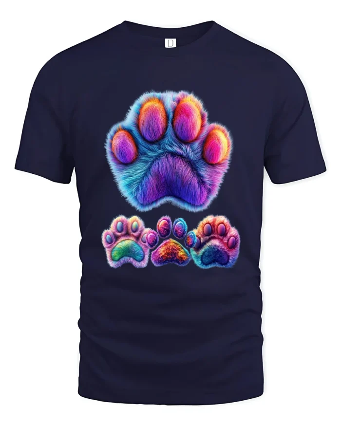 Fierce Bulldogs Football Power Graphic Tshirt - navy t-shirt on white background