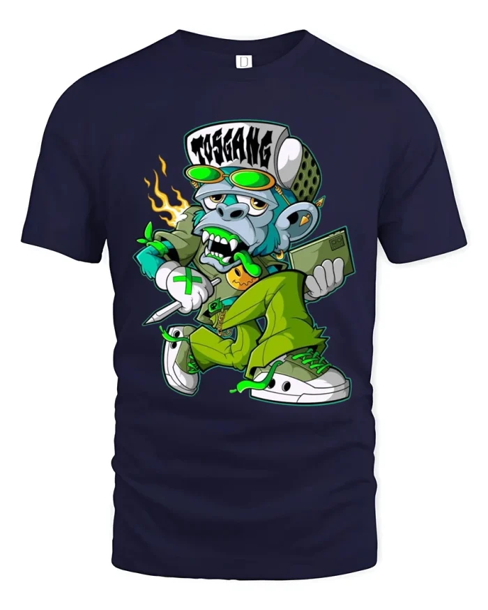 Ive Literally Died And Still Dont Care Phoenix Graphic Tee - navy t-shirt on white background