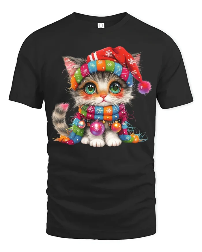 Cool Street Monkey Tshirt Colorful Graffiti Style Cartoon Art - black t-shirt on white background