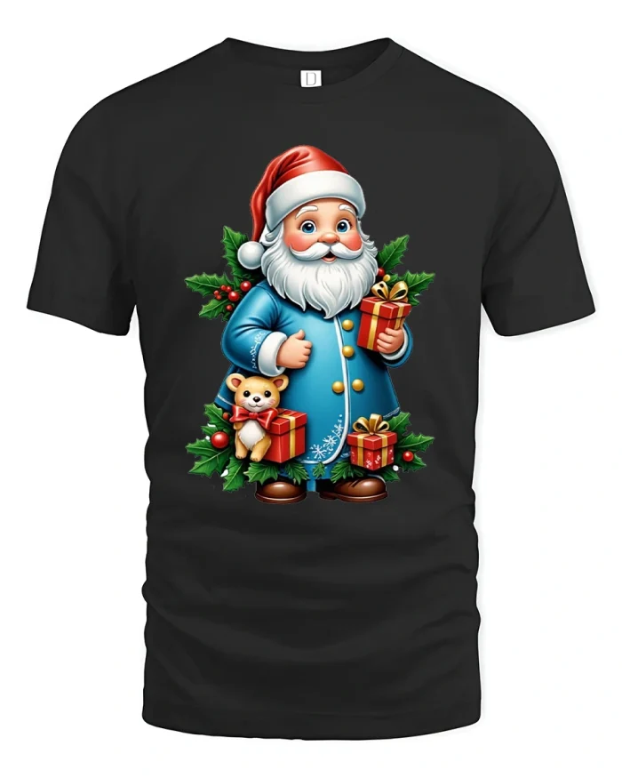 Product - black t-shirt on white background