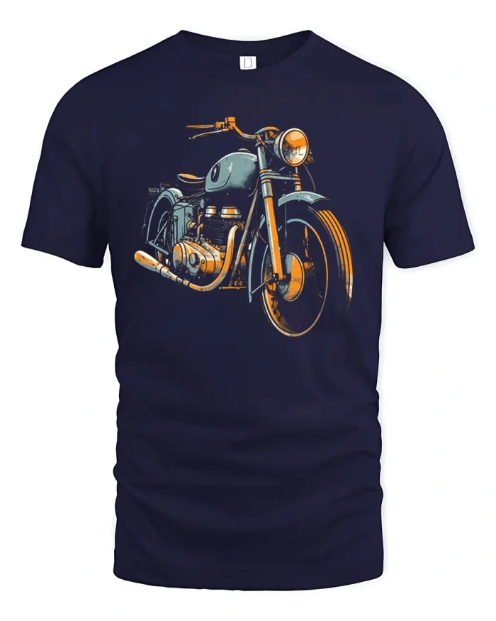 Psychedelic Hippie Sunflower Peace Art Graphic Tshirt - navy t-shirt on white background