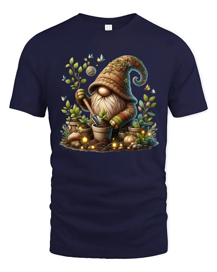 Electric Skull Shockwave Graphic Tshirt With Dark Energy Power - navy t-shirt on white background