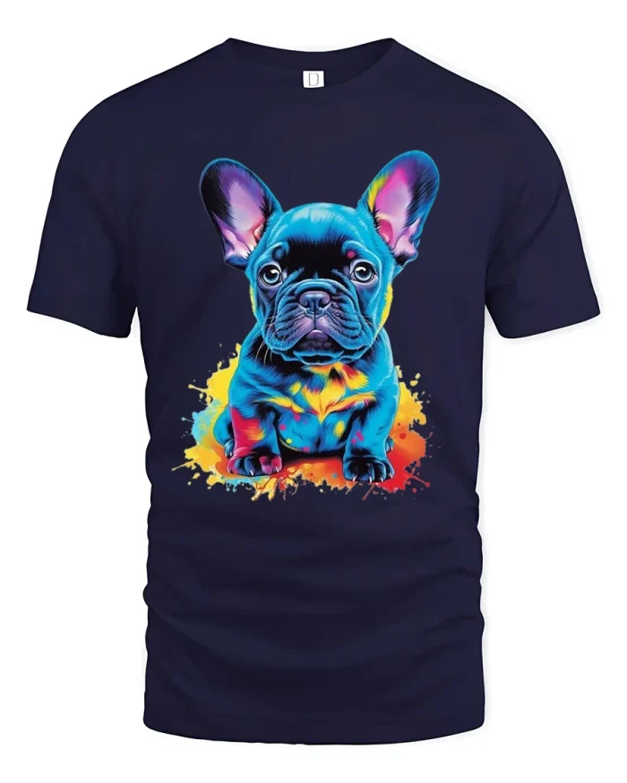 Nautical Anchor Compass Vintage Sailor Illustration Graphic Tee - navy t-shirt on white background