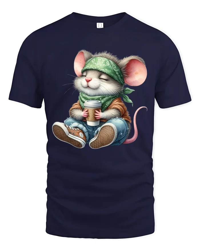 Lone Medieval Knight Resting Graphic Tshirt With Dark Honor - navy t-shirt on white background