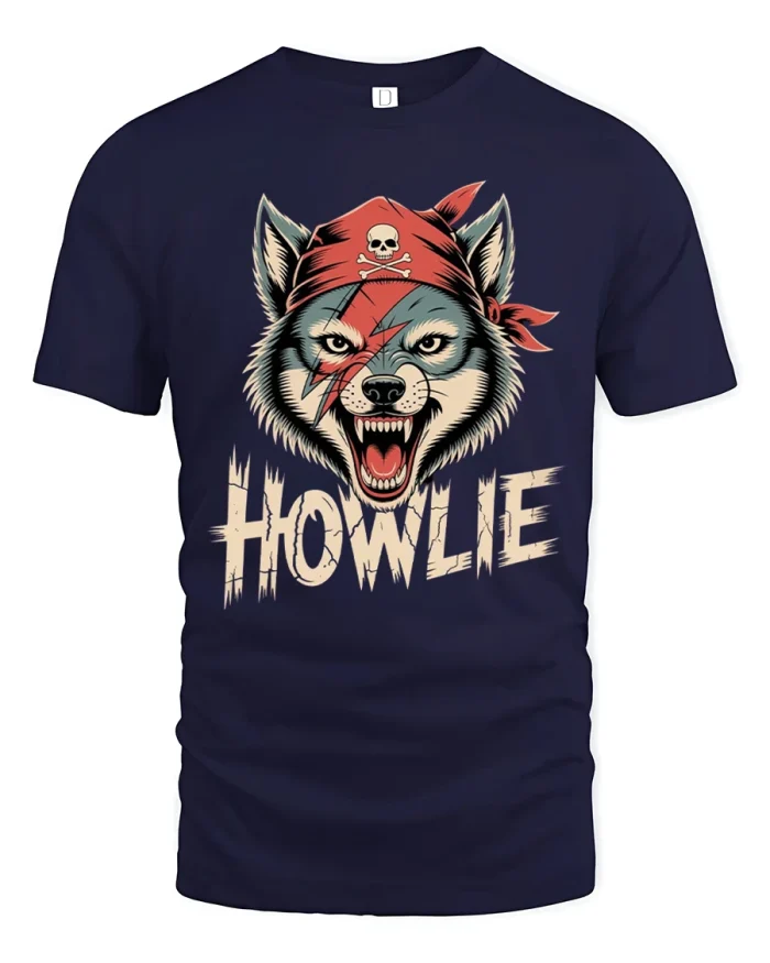 Product - navy t-shirt on white background