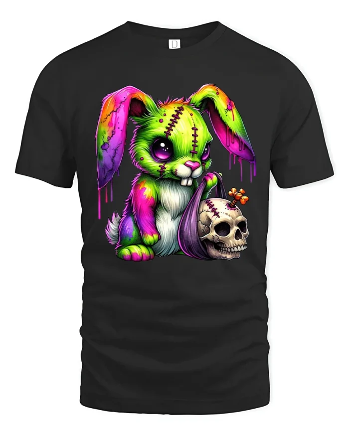 Product - black t-shirt on white background