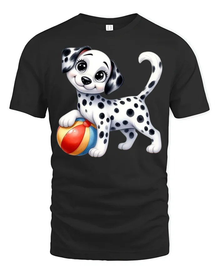Cute Baby Squirrel Denim Pocket Flowers Graphic Cotton Tee - black t-shirt on white background