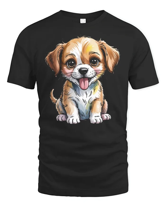 Funny Gamer Fox Playing Video Game Controller Cotton Tshirt - black t-shirt on white background