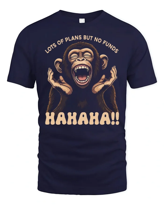 Funny Explorer Pug Map Magnifying Glass Graphic Cotton Tshirt - navy t-shirt on white background
