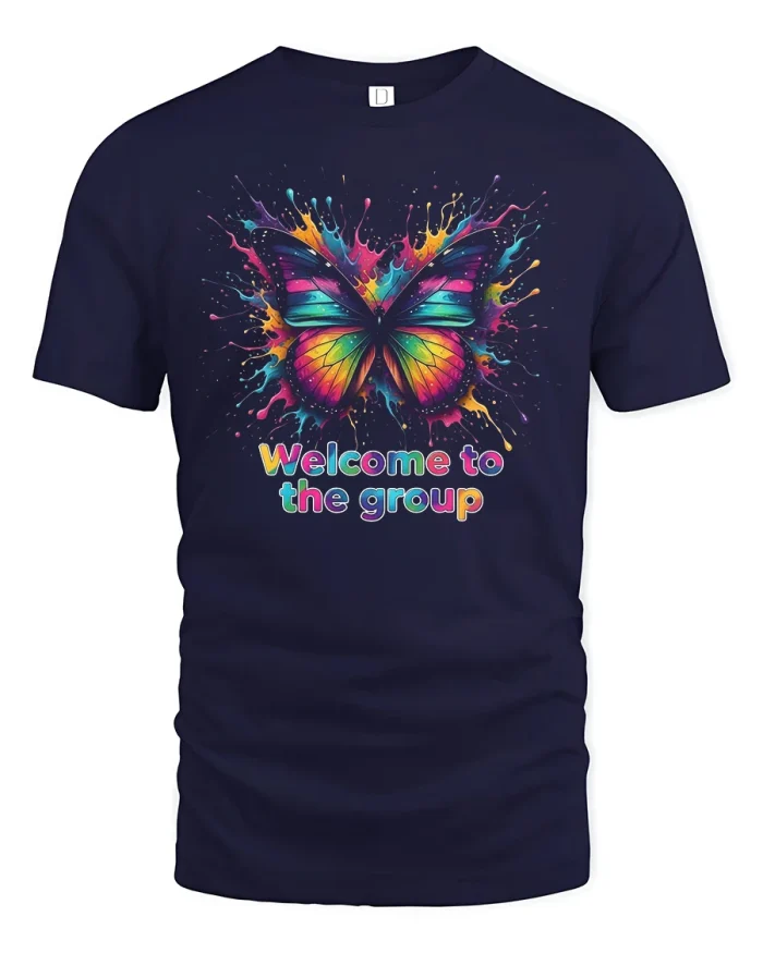 Cute Space Astronaut Cat Cosmic Galaxy Premium Soft Tee - navy t-shirt on white background