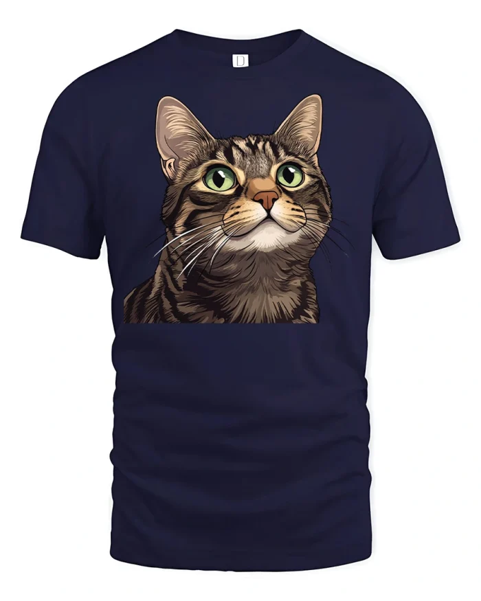 Funny Space Astronaut Puppy Cosmic Adventure Cotton Tshirt - navy t-shirt on white background